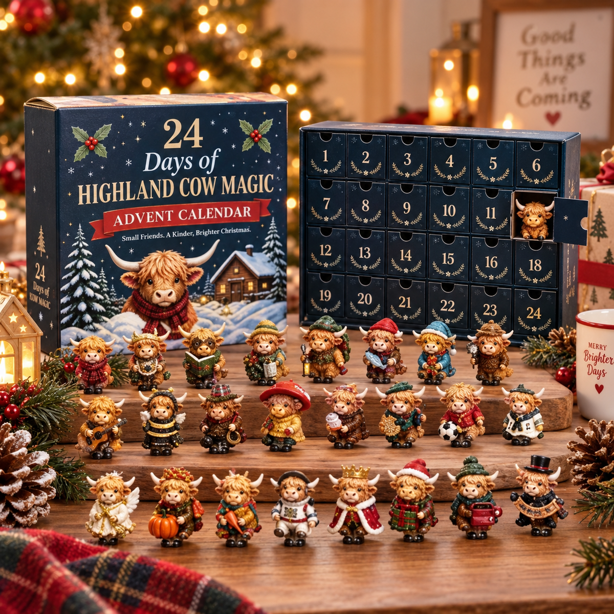 Highland Cow™ Christmas 2026 Advent Calendar
